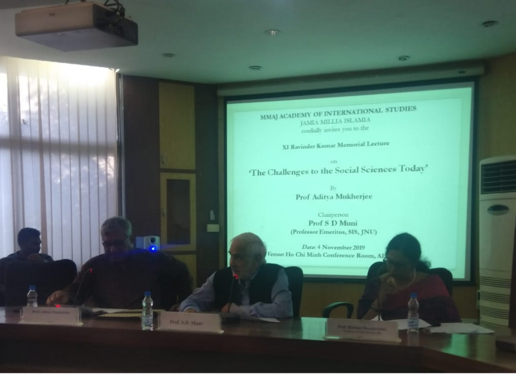 JMI organizes Annual Ravinder Kumar Memorial Lecture Series